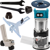 MAKITA Frezarka górnowrzecionowa akumulatorowa z regulacją LXT 18V DRT50ZX4